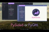 PyDracula - Modern Gui Python / Flat Style - Qt Designer/PySide6 or PyQt6 [ FREE DOWNLOAD ]