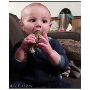 Baby-tries-pickle