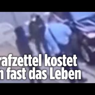 [독일 Bild紙] Überwachungskamera zeigt Kopfschuss-Attacke auf Beamten