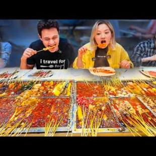 Eating the Best CHINESE STREET FOOD for 24 Hours in Shanghai!!