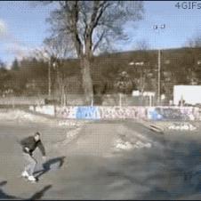 Skateboarder-skatepark
