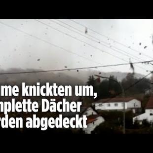 [독일 Bild紙] Schneise der Verwüstung: Tornado zertrümmert ganzes Dorf im Saarland