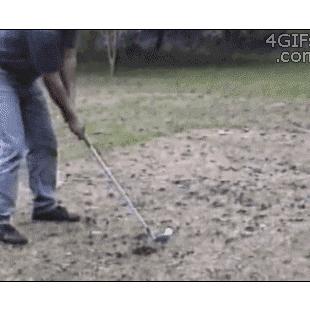 골프 샷 실패