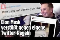 [독일 Bild紙] Skandal-Video bei Twitter: Elon Musk stellt Mann an digitalen Pranger