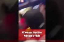 [독일 Bild紙] Teenager-Mob überfällt McDonald’s #Shorts