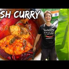 Indian Street Food 🇮🇳 !! Spicy Kerala Fish Curry Recipe! 🐟 🌶️ | Street Food at Home Ep. 2