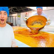 Turkish Delight Factory Tour!! Making Turkey's MOST SATISFYING Dessert in Istanbul!!