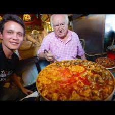 93 Year Old Food Hero!! SPICY SNAIL SOUP + The Ultimate Food Tour in Madrid!!
