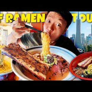 24 Hour JAPANESE RAMEN Tour in Greater San Francisco | ULTIMATE Beef Ramen!